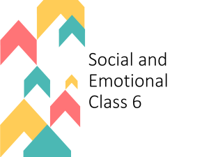 CLASS6 SOCIAL AND EMOTIONAL