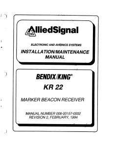 KR 22 Installation manual