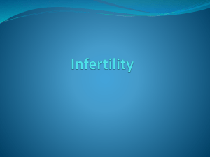 Infertility and abortion