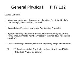 General Physics III    PHY 112
