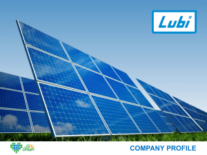 Lubi Solar Panel | Features and Technical Specification