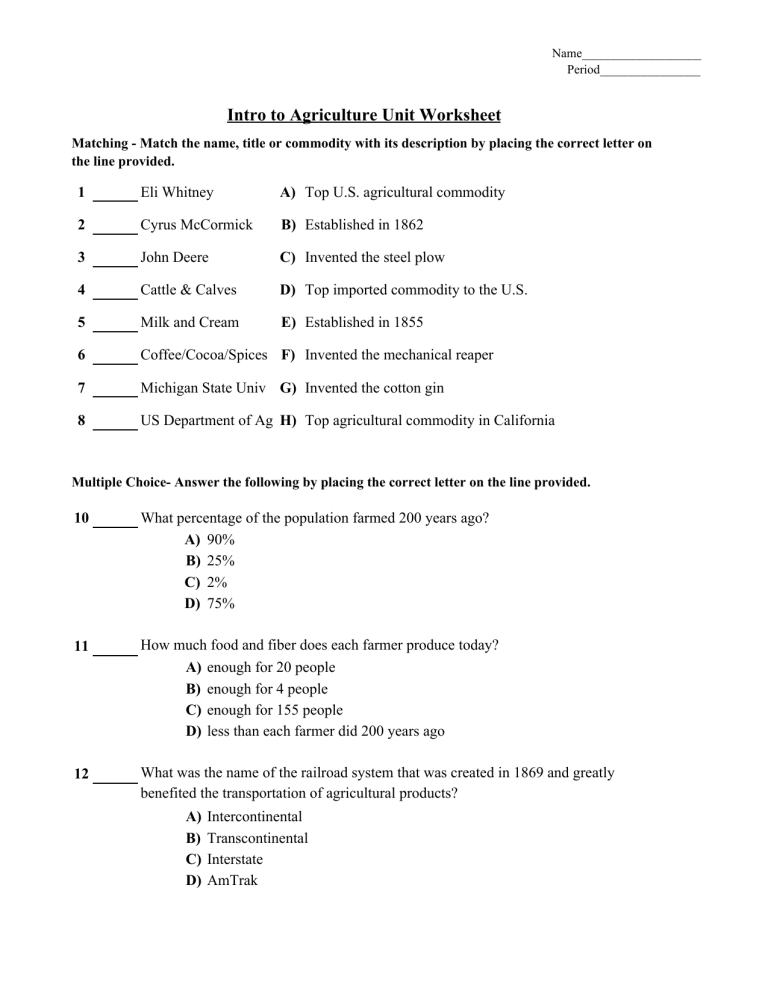 intro-to-agriculture-worksheet