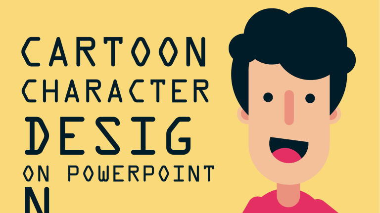 Cartoon Character Design Tutorial with Template by PowerPoint School