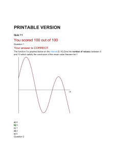 Quiz 11 5th intent