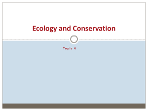 1Ecology and Conservation