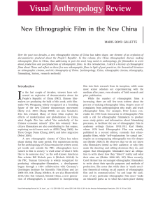 New Ethnographic Film in the New China - Maris Boyd Gillette
