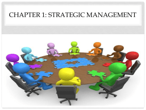 Strategic Management and Planning 