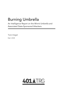 20180503 Burning Umbrella