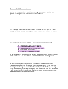 Genomic Assembly practice questions