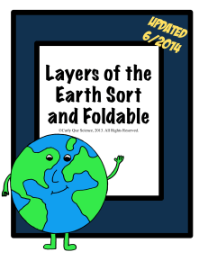 LayersoftheEarthSortandGraphicOrganizer