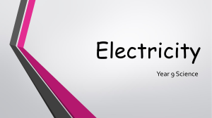 Electricity ppt Year 9C1