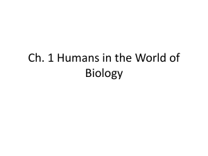 human bio ch.1 pres. 