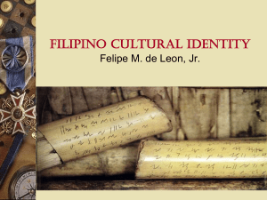 Filipino Cultural Identity