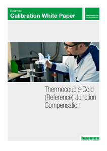 Beamex White Paper - TC cold junction compensation ENG