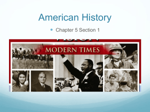 American History Chp 5 Section 1 PPT