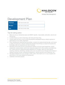 development-plan-template