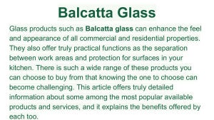 Balcatta Glass