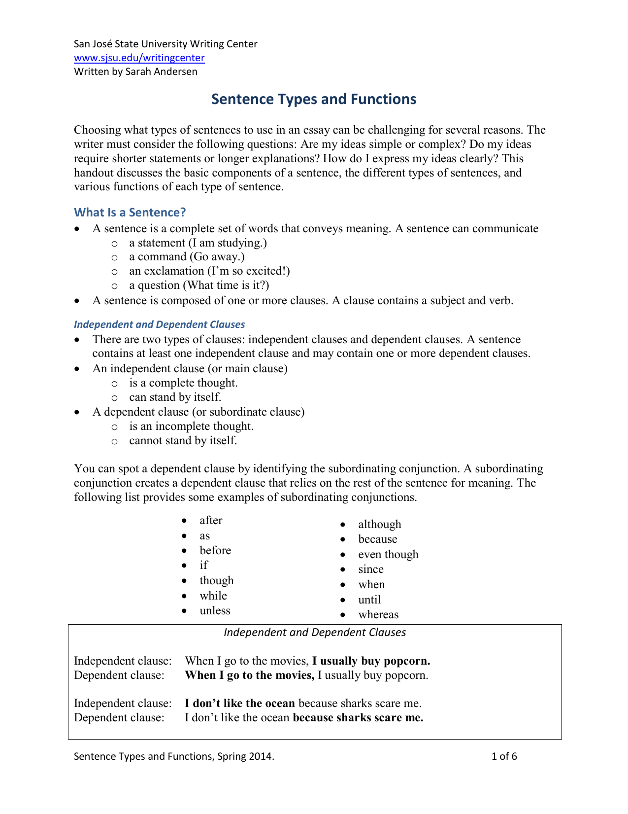 sentence-types-and-functions