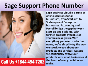 Sage Support Phone Number