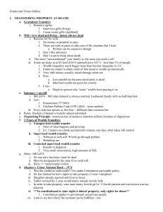 Estates and Trusts Outline