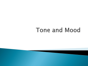Tone and Mood PPT