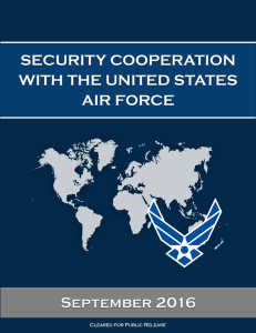 Security Cooperation with the US Air Force