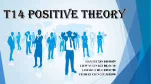 Presentation positive theory