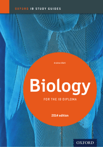 IB Biology Study Guide Oxford