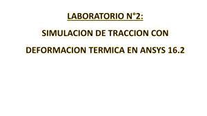 Ejemplo  Lab 2 con Ansys-Workbench