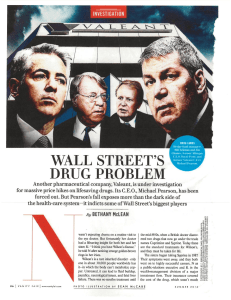 Wall Streets Drug Problem - Vanity Fair