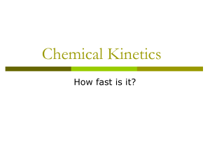 10 - Chemical Kinetics