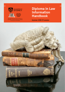 Course Information Handbook - Summer 2018-19