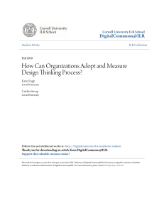 How Can Organizations Adopt and Measure Design Thinking Process 