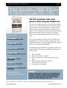 The Leadership Code.Ulrich.EBS