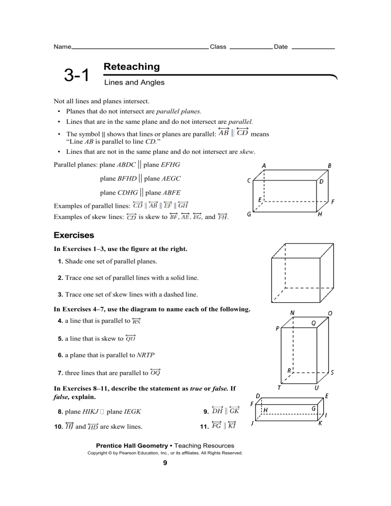 Sheets Ch 3 Grade 9