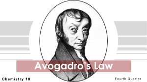 C10-Avogadro's Law