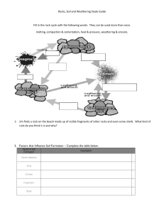 Study Guide - Rock Cycle Plus