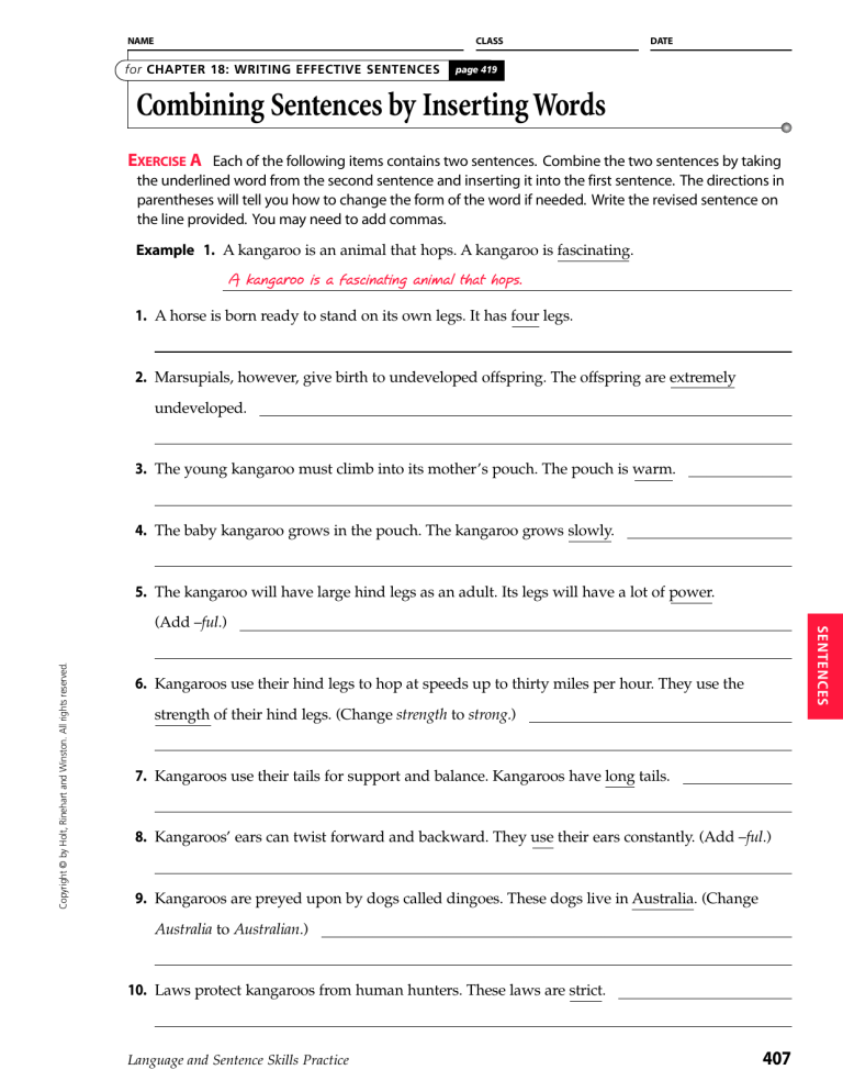 writing-effective-sentences-worksheets