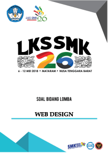 WEB DESIGN - LKS 2018