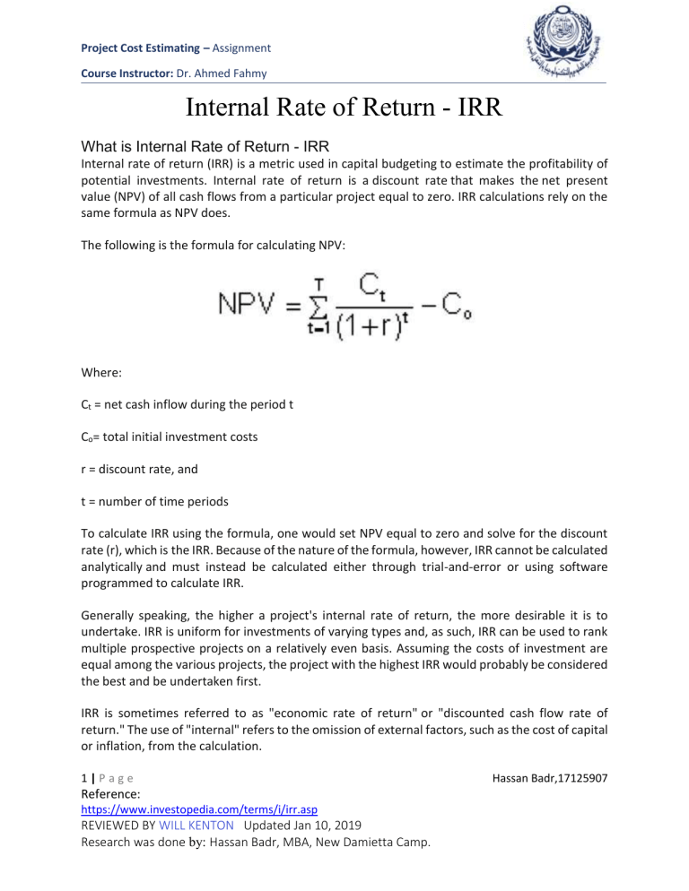 internal-rate-of-return-irr