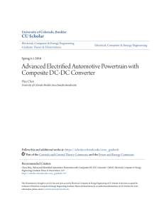 Advanced Electrified Automotive Powertrain with Composite DC-DC C