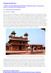 Mughal Aesthetics
