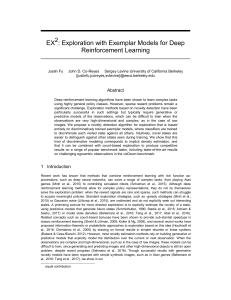 EX2: Exploration with Exemplar Models for Deep RL