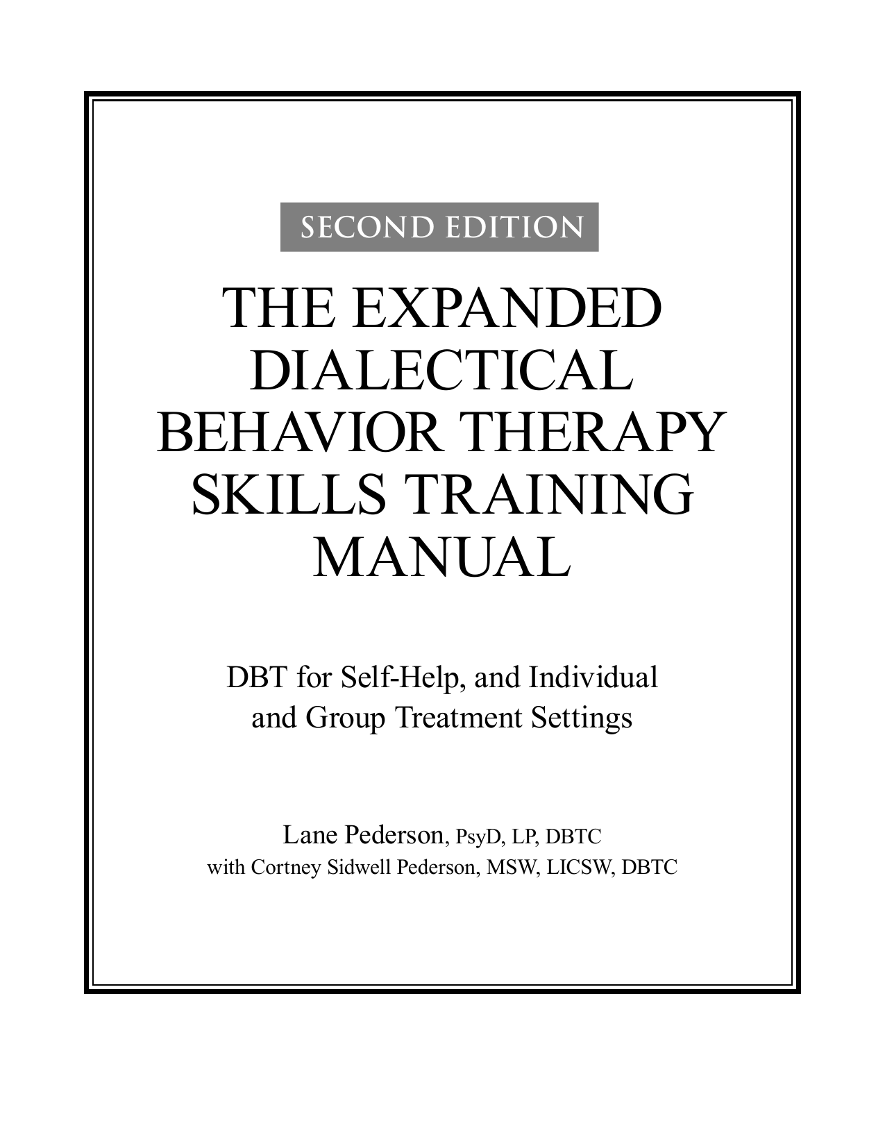 Dbt Skills Manual Free Download