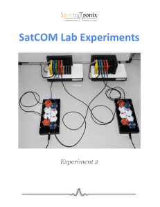 SatCOM Experiment 2