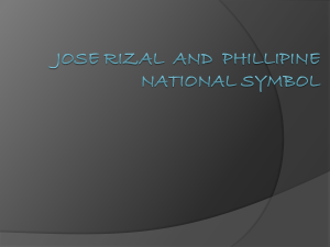 Jose Rizal  and  Phillipine national symbol group 9