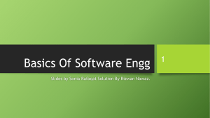 Basics Of Software Engg