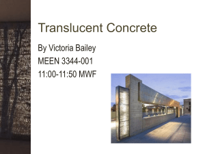 Translucent Concrete Victoria Bailey