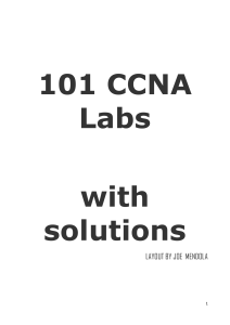 101 CCNA LABS WITH SOLUTIONS