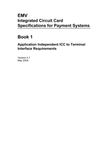 EMV Book 1 ICC to Terminal Interface